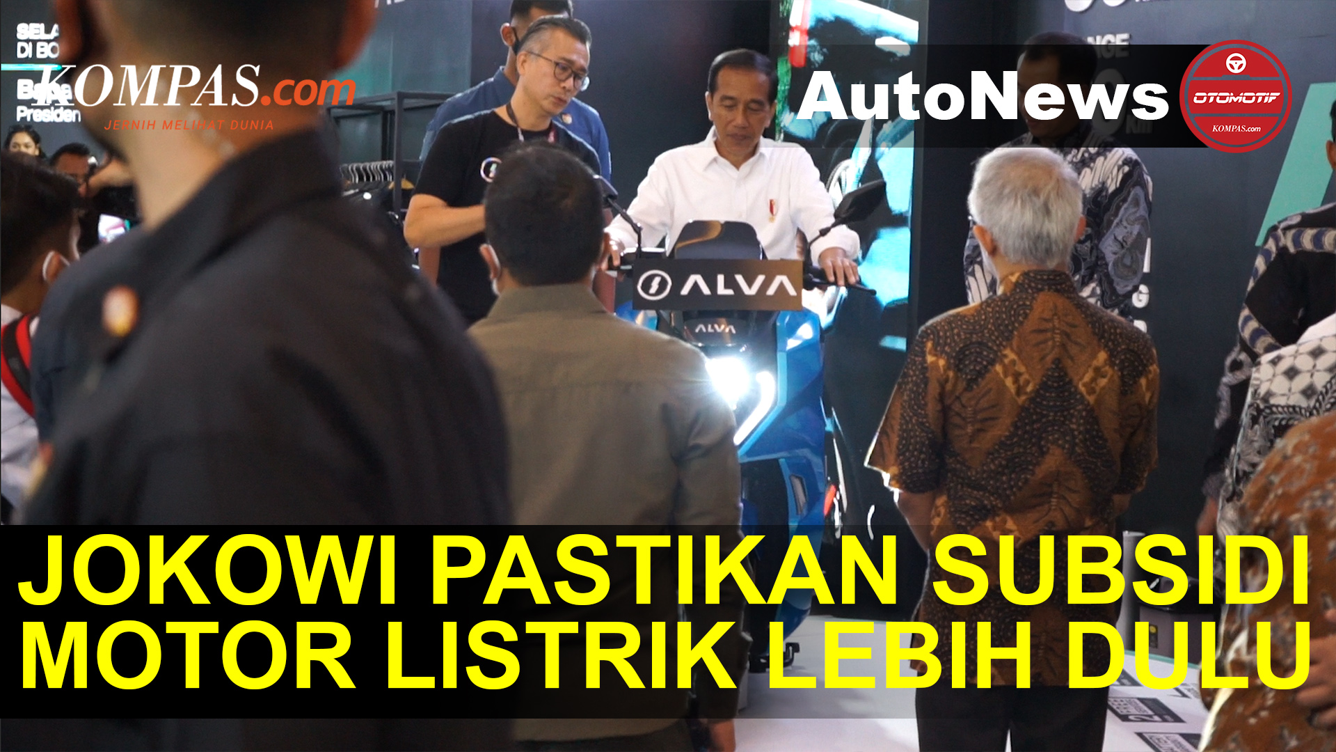 Jokowi: Insentif Kendaraan Listrik Masih Dihitung Kemenkeu