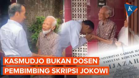 Kasmudjo Eks Dosen UGM yang Ditemui Jokowi, Bukan Dosen Pembimbing Skripsi tapi...