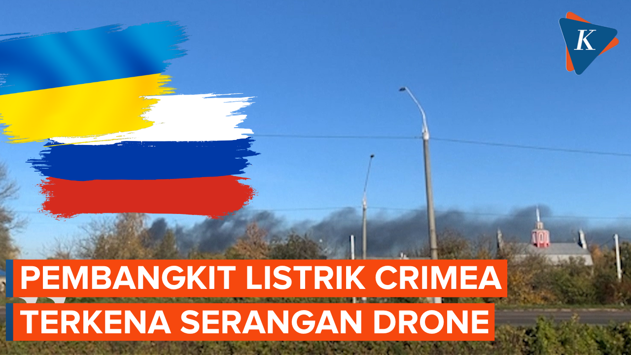 Ukraina Hari Ini: Pembangkit Listrik Crimea Diserang Drone