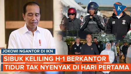 Malam Pertama Berkantor di IKN, Jokowi Tidak Tidur Nyenyak