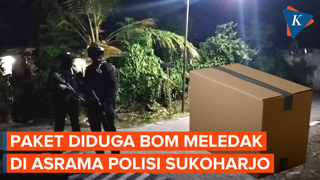 Paket Diduga Bom Meledak di Asrama Polisi Grogol Indah, Sukoharjo