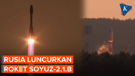 Diam-diam Rusia Luncurkan Roket Soyuz-2.1b dengan 42 Satelit Kecil