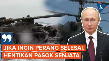 Putin Minta AS Setop Pasok Senjata ke Ukraina jika Ingin Perang Selesai