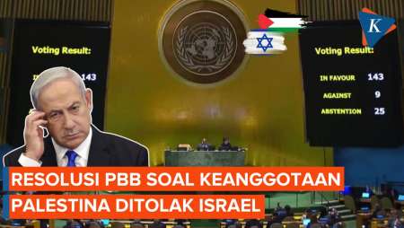 Israel Tolak Resolusi Majelis Umum PBB soal Keanggotaan Palestina