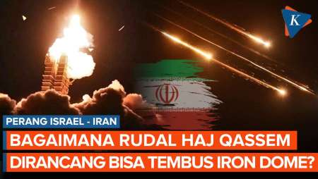 Dirancang Bisa Tembus Iron Dome, Seperti Apa Spesifikasi Rudal Haj Qassem Iran?