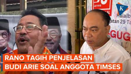 Rano Karno Tagih Penjelasan Budi Arie soal Tudingan Anggota Timsesnya Terlibat Judol