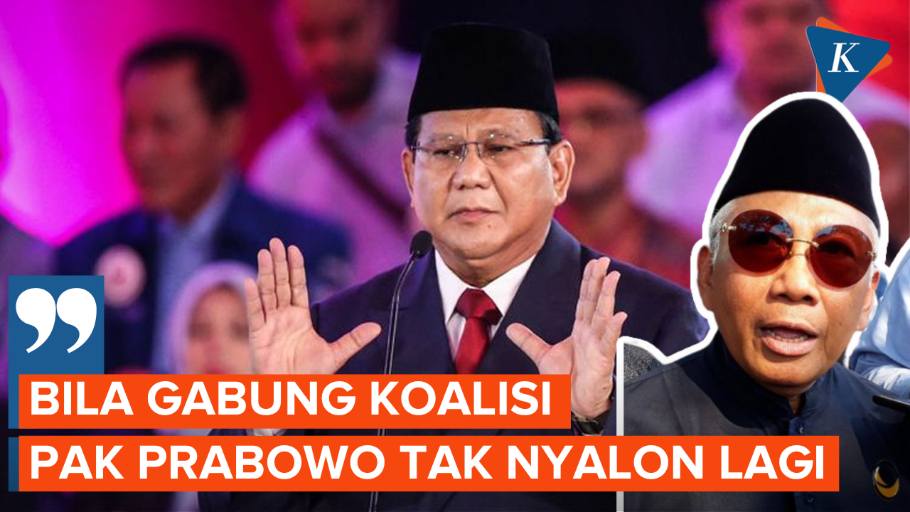Pintu Prabowo jadi Presiden Bakal Tertutup Bila Gerindra Gabung Koalisi Nasdem-PKS-Demokrat?
