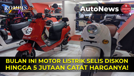 Diskon Motor Listrik Selis Bulan Ini Tembus Rp 5 Jutaan