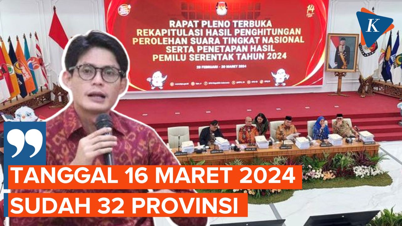 Dikhawatirkan Rekapitulasi Belum Rampung 20 Maret, KPU: Ini Lebih Cepat dari Perkiraan