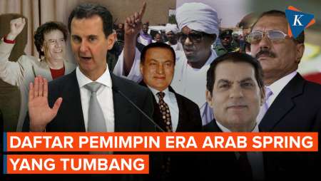 Daftar Pemimpin Era Arab Spring yang Akhirnya Digulingkan, Terbaru Bashar Al Assad