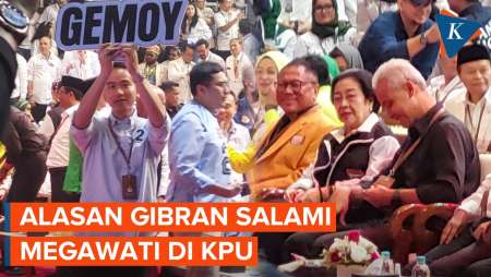 Salami Megawati di KPU, Gibran: Untuk Hormati Beliau