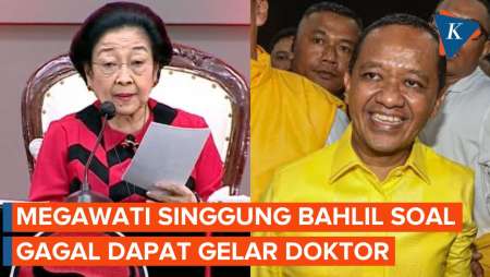 Megawati Tanya Siapa yang Gagal Dapat Gelar Doktor, Kader PDI-P: Bahlil