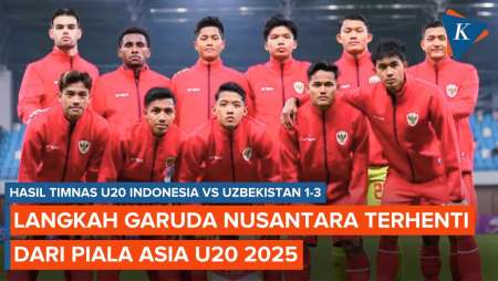 Hasil Timnas U20 Indonesia Vs Uzbekistan 1-3: Garuda Nusantara Gugur dari Piala Asia U20 2025