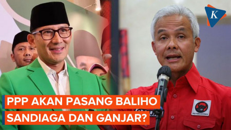 Sandiaga Sebut PPP Akan Pasang Baliho Ganjar jika...