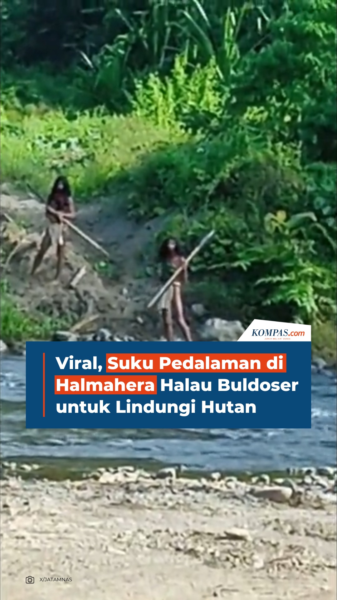 Viral, Suku Pedalaman di Halmahera Halau Buldoser untuk Lindungi Hutan