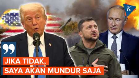 Trump Frustasi dan Lelah Lihat Putin-Zelensky Berkonflik