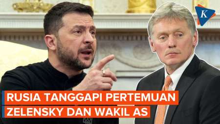 Respons Rusia soal Presiden Ukraina Zelensky Bertemu Wakil AS di Arab Saudi