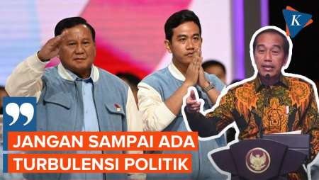 Jokowi Tak Ingin Ada Turbulensi Politik saat Transisi Pemerintahan