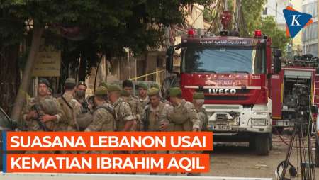 Suasana Beirut usai Kematian Komandan Hizbullah Ibrahim Aqil