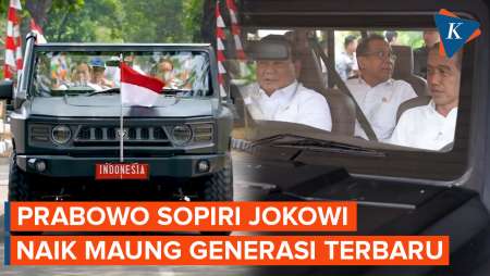 Momen Jokowi Disopiri Prabowo Naik Maung: Mulus, yang Nyetir Juga Bagus