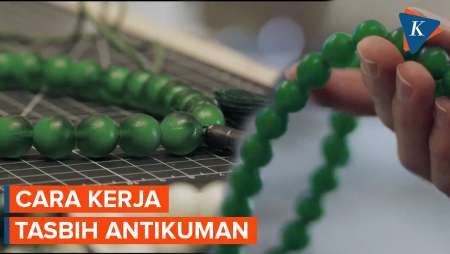 Tasbih Antikuman Diproduksi untuk Jemaah Haji, Bagaimana Cara Kerjanya?