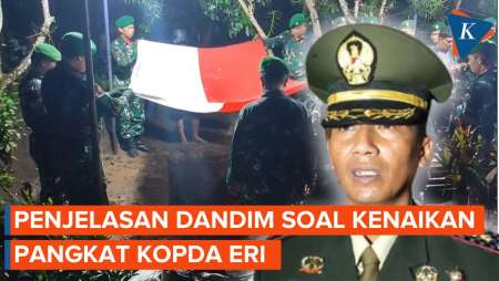Penjelasan Dandim Temanggung soal Kenaikan Pangkat Kopda Eri yang Gugur dalam Ledakan Amunisi Garut