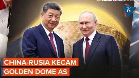 Xi Jinping-Putin Kompak Kecam Rencana Golden Dome AS