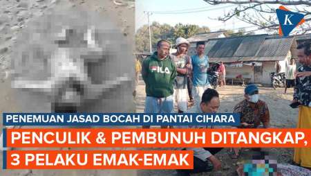 Pembunuh Bocah yang Wajahnya Dilakban di Pantai Cihara Ditangkap, 3 Pelaku Emak-emak