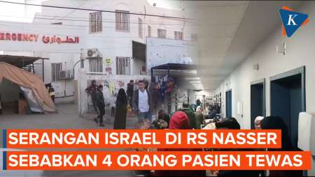 Israel Serbu RS Nasser di Gaza, 4 Pasien Tewas Kekurangan Oksigen