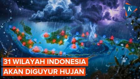 Cuaca Hari Ini: BMKG Prediksi 31 Daerah Berpotensi Hujan, Ini Wilayahnya!