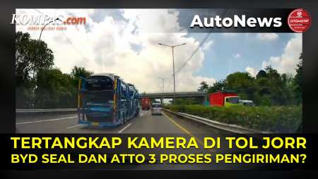 BYD Seal dan Atto 3 Tertangkap Kamera di Tol JORR, Sedang Dikirim