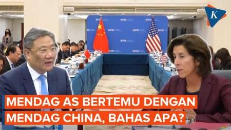Mendag AS dan China Bertemu di Beijing, untuk Cairkan Ketegangan?