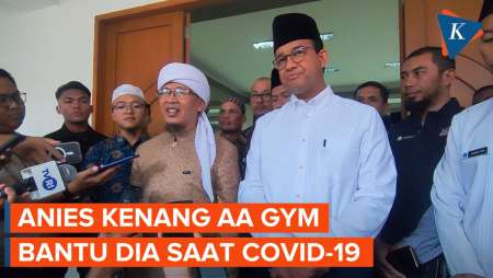 Makan Siang Bersama, Anies Kenang Aa Gym Ikut Bantu Penanganan Covid-19