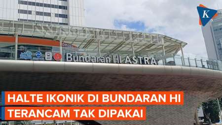 Melihat Halte Ikonik Transjakarta Bundaran HI yang Terancam Nonaktif 