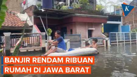 Dampak Cuaca Ekstrem, Ribuan Rumah di Jabar Terendam Banjir