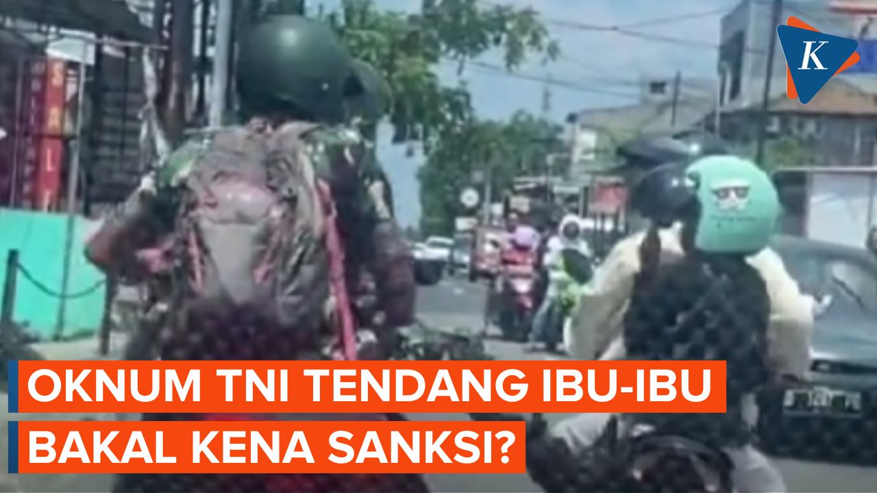 TNI Usut Anggotanya yang Tendang Pemotor Ibu-ibu di Bekasi