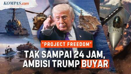 Bayang-bayang Iran Hancurkan "Project Freedom" Ala Trump Dalam Sehari