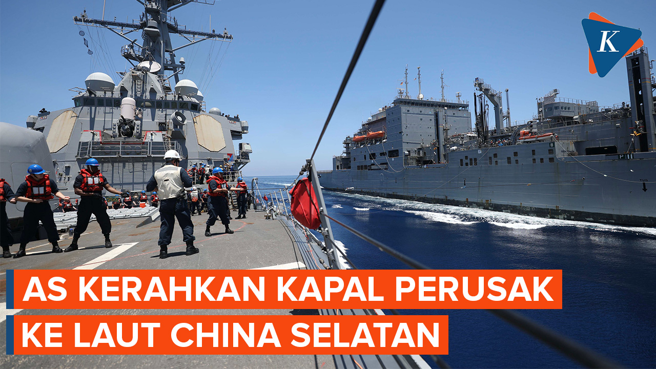 Berdalih Lakukan Operasi, AS Kerahkan Kapal Perusak ke Laut China Selatan