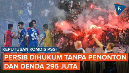 Buntut Ricuh, Persib Didenda Rp 295 Juta dan Laga Tanpa Penonton!