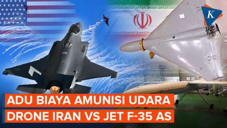 Duel Biaya Perang Udara Drone Shahed Iran Vs Jet Tempur F-35 AS