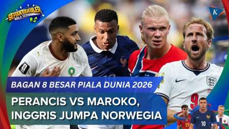 Daftar Tim Lolos Dan Bagan 8 Besar Piala Dunia 2026, Inggris Jumpa Norwegia