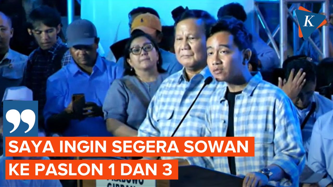 Unggul di "Quick Count", Gibran Ingin Sowan ke Anies dan Ganjar