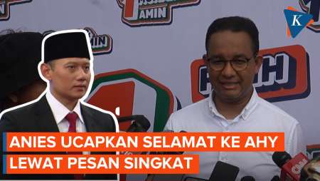 Beri Ucapan Selamat ke AHY, Anies: Semoga Bisa Jalankan Amanat…