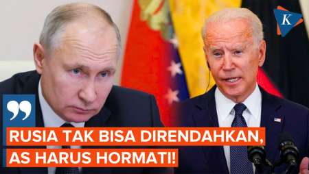 Putin Kecam Komentar Biden, Sebut AS Harus Belajar Menghormati