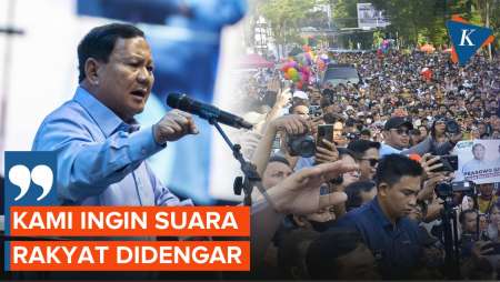 Komitmen Pemilu Tanpa Kecurangan, Prabowo: Kami Ingin Suara Rakyat Didengar