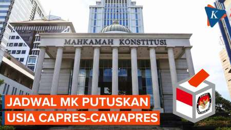 MK Putuskan Usia Capres-cawapres pada 16 Oktober