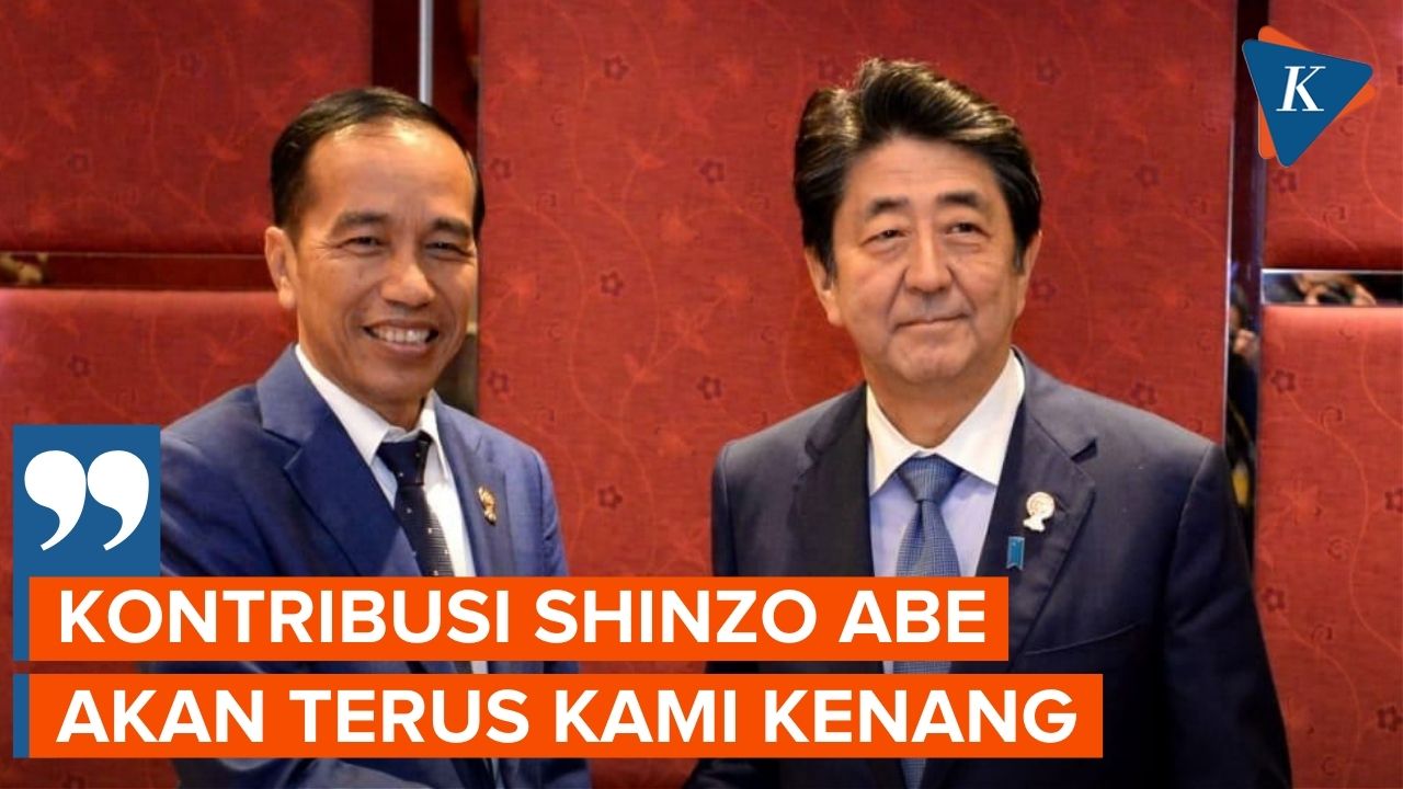 Jokowi Sampaikan Belasungkawa Atas Meninggalnya Shinzo Abe
