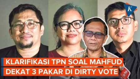 Respons TPN soal Isu Kedekatan Mahfud MD dengan 3 Pakar di Film Dirty Vote