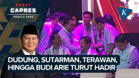 Wajah Baru di Barisan Pendukung Prabowo-Gibran Saat Debat Kelima