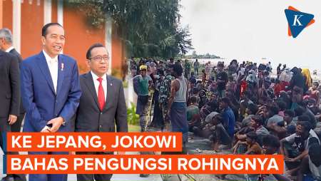 Jokowi Bakal Bawa Masalah Pengungsi Rohingya dalam Pertemuan di Jepang